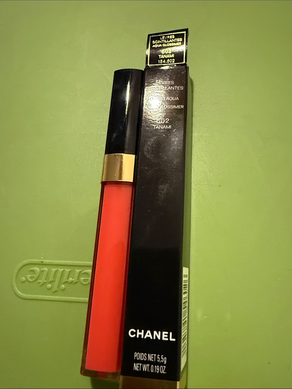 CHANEL Lip Gloss Tanami - Vibrant Coral Orange